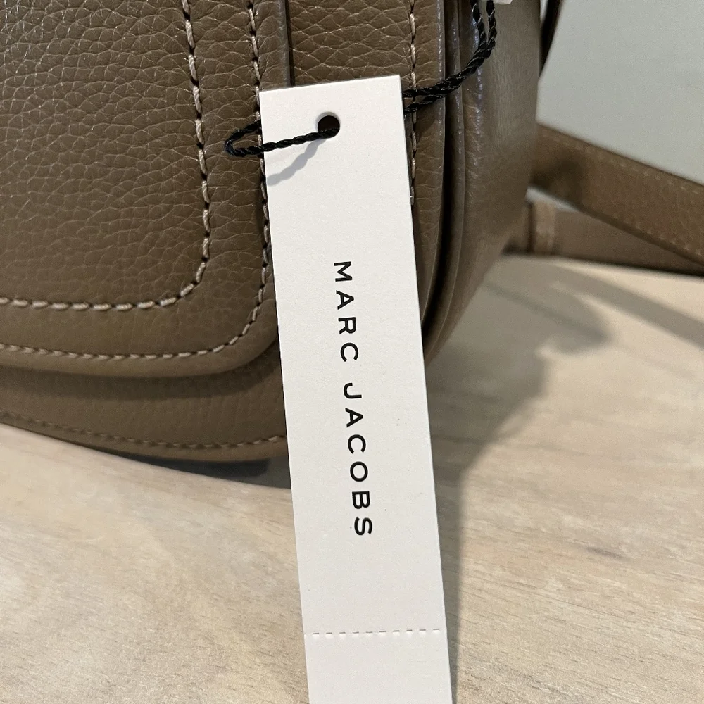 Marc Jacobs Empire City Mini Shoulder Bag in French Grey Leather NWT